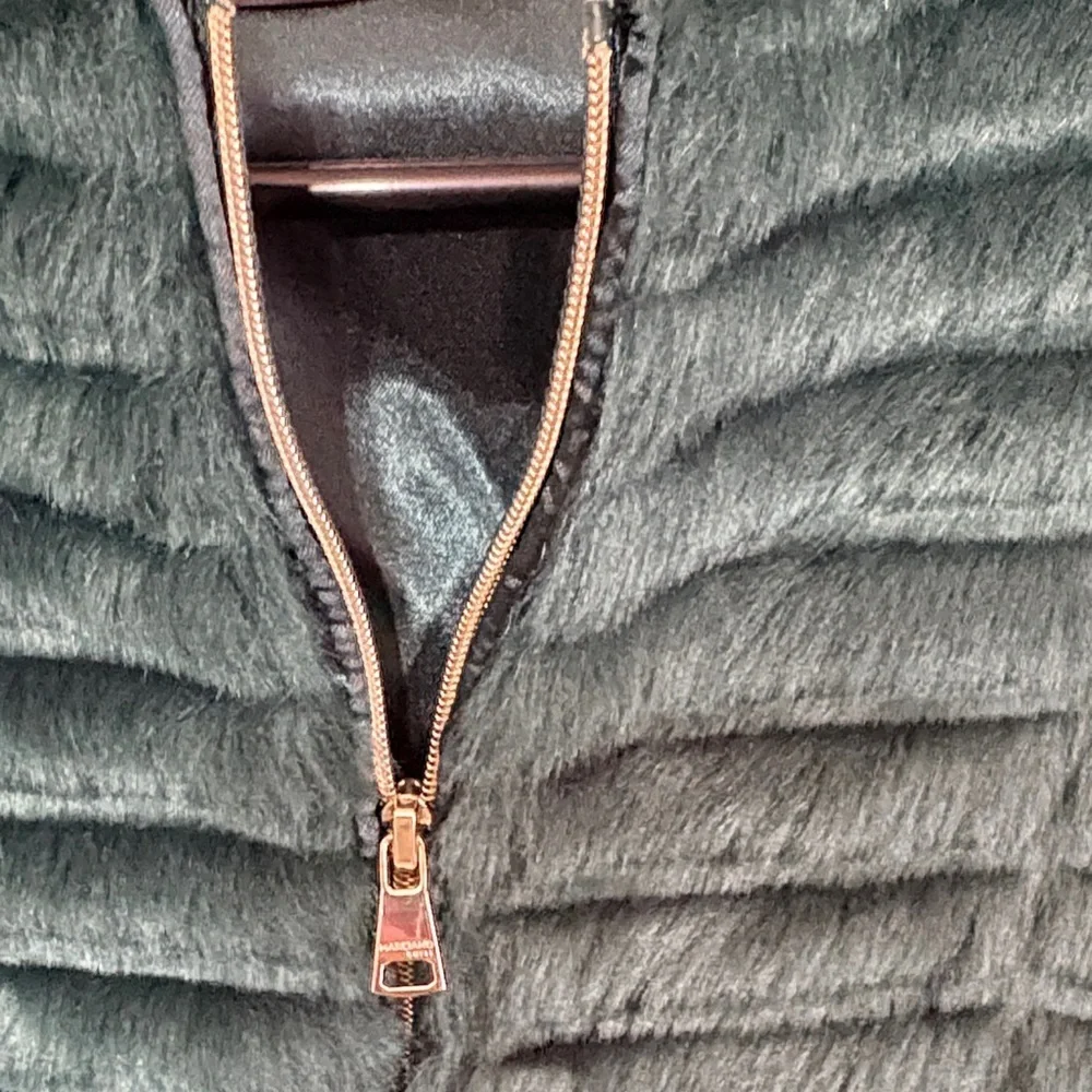Marciano Teal Textured Teddy Jacket